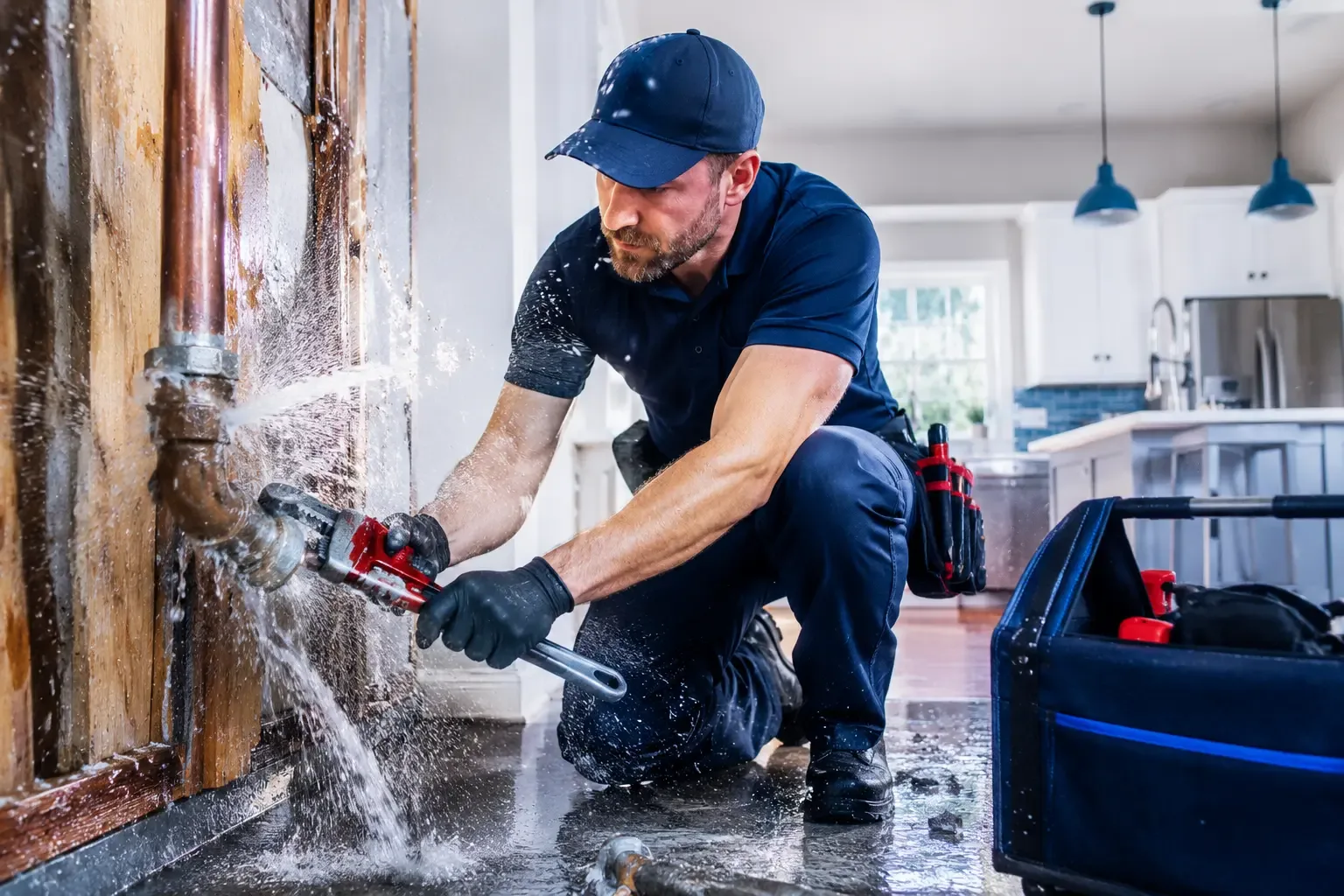 Local emergency pipe repair professionals in New Town, ND